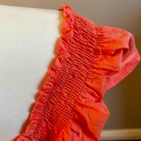 Time and Tru Square Neck Eyelet Trim Mini Dress Size Large - Picture 4 of 6